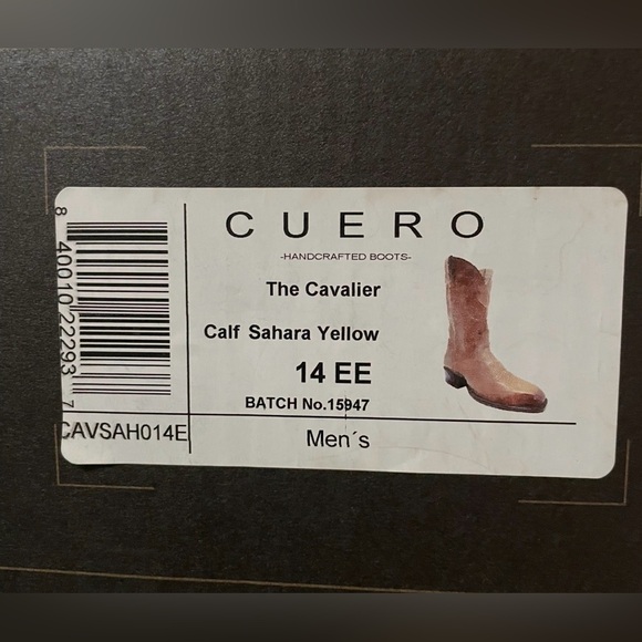 Cuero Handcrafted Boots  the cavalier